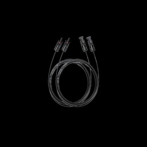 EcoFlow Solar Extension Cable, extra length cable for connecting solar panels to power stations over distance.