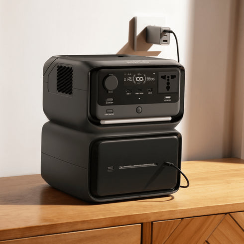 EcoFlow RIVER 3 Max Plus Portable Power Station with EB600 Battery