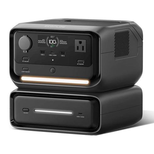 EcoFlow RIVER 3 Max Portable Power Station with EB300 Battery