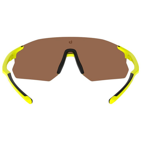Bolle Icarus Acid Yellow Matte Brown Blue Sunglasses