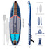 Ethereal Glide Inflatable Stand Up Paddle Board, iSUP Package with Paddle, Pump, Leash and Dry Bag