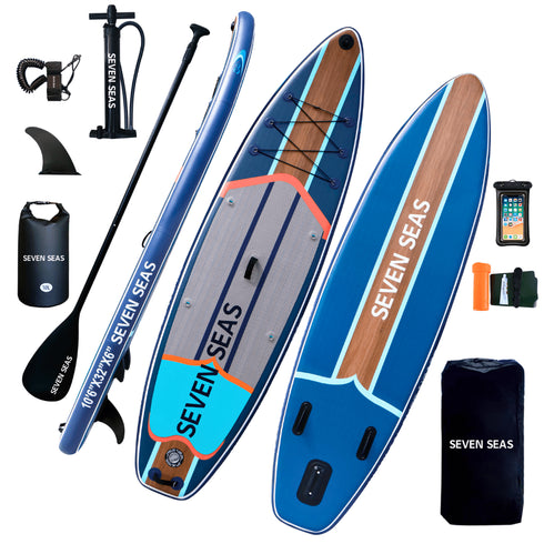 Ethereal Glide Inflatable Stand Up Paddle Board, iSUP Package with Paddle, Pump, Leash and Dry Bag