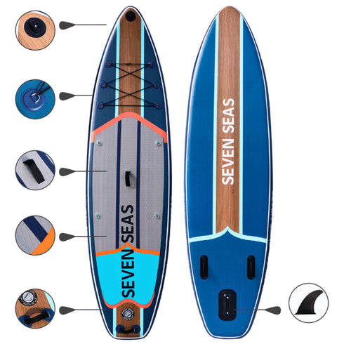 Ethereal Glide Inflatable Stand Up Paddle Board, iSUP Package with Paddle, Pump, Leash and Dry Bag