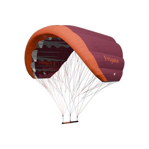 F-One Frigate Pocket Wing, Single Skin Parawing for Downwind Foiling with Dynamic Bridle System