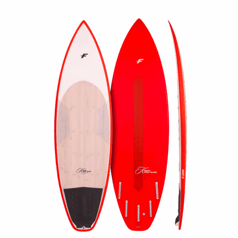 F-One Keahi Pro Surf Kite Surfboard, Ultra Light Strapless Wave Board Developed with Keahi de Aboitiz