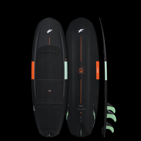 F - One Magnet Carbon Surfboard Compact Surfboard for Strapless Freestyle