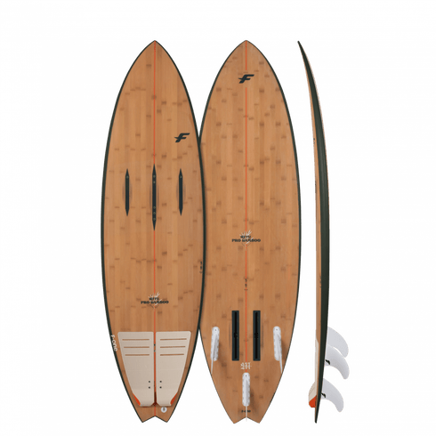 F-One Mitu Pro Bamboo Surfboard, Responsive Surfboard for Wave Riding & Durability