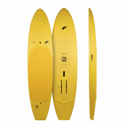 F-One Rocket Free Downwind Foilboard, Bamboo Deck Downwind Board for Pocket Wing and SUP Foil