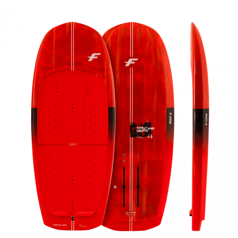 F-One Rocket Wing Carbon Foilboard, Freestyle Wing Foil Board with Double Concave and Beveled Rails
