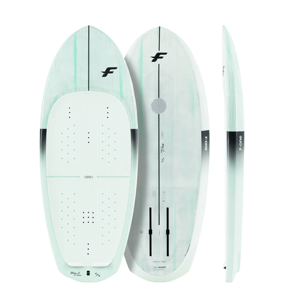 F-One Rocket Wing Carbon V4 Board, Premium Lightweight Carbon Foil Board for Wing Foiling