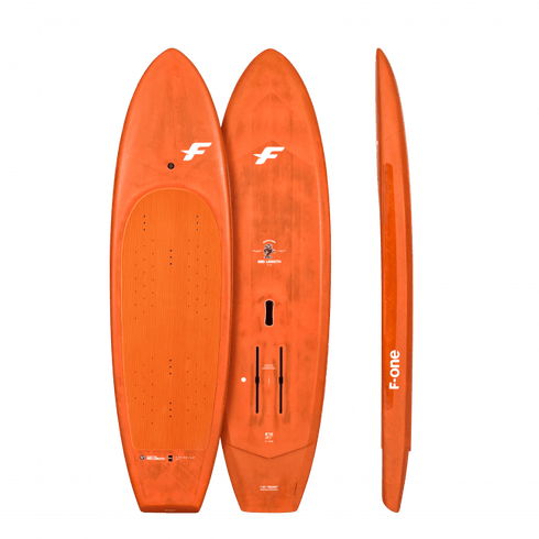 F-One Rocket Wing Midlength Foilboard, Bamboo Light Wind Wing Foil Board with Extra Glide and Stability