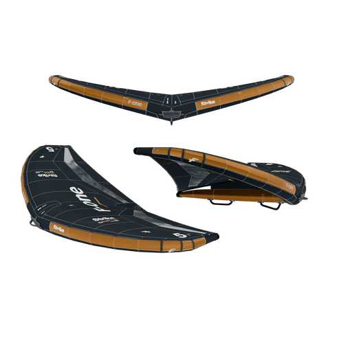 F-One Strike V5 ALUULA Wing, Ultra Light Wing Foil Wing with ALUULA Strut and Sweep Control Panel
