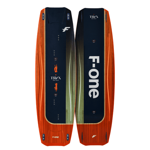 F-One Trax Lite Tech Twin Tip Board, Lightweight Kiteboard with Precise Control & Versatility