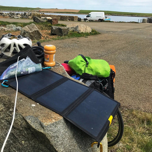 Falcon 21W Foldable Solar Panel Charger - Efficient Charging for Outdoor Adventures