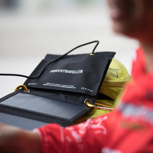 Falcon 7W Foldable Solar Panel Charger - Compact & Portable Solar Power Solution