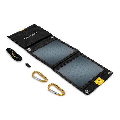 Falcon 7W Foldable Solar Panel Charger - Compact & Portable Solar Power Solution