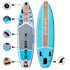 Flame Inflatable Stand Up Paddle Board, iSUP Package with Paddle, Pump, Leash and Dry Bag