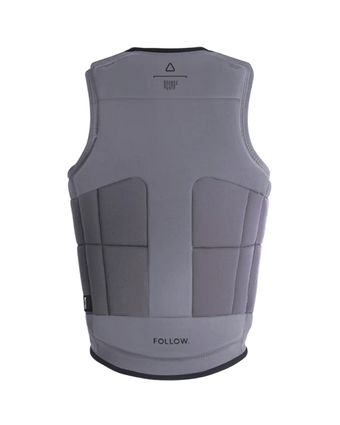 Follow Global Men's Impact Vest, Dual-S Neoprene Wakeboard Vest with Tapered Fit and TrueFit Liner