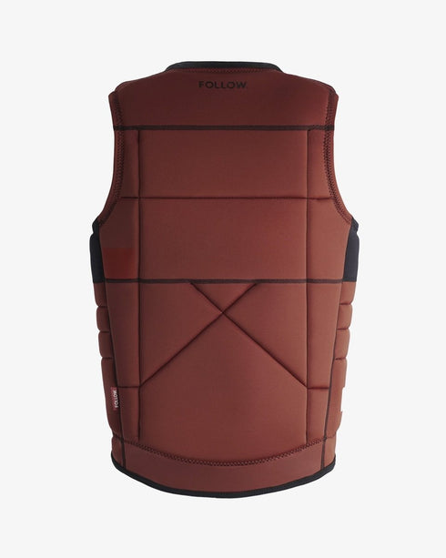 Follow Gratis Men's Impact Vest, Secureprene and Quad-S Neoprene Wakeboard Vest with Relaxed Fit