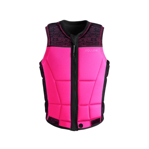Follow Harmony Women's Impact Vest, Sublimated Graphic Wakeboard Vest with Duo Tailored Fit and TrueFit Liner