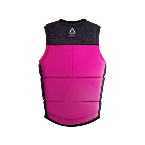 Follow Harmony Women's Impact Vest, Sublimated Graphic Wakeboard Vest with Duo Tailored Fit and TrueFit Liner