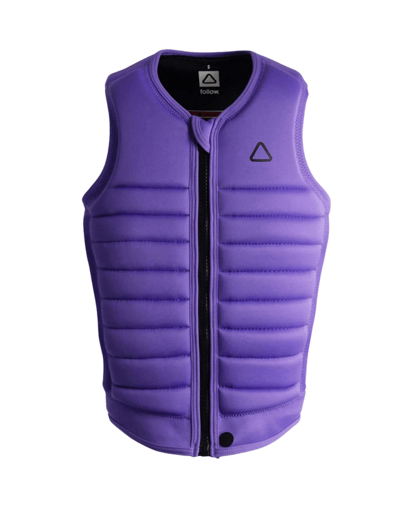 Follow Primary Men's Impact Vest, Relaxed Fit Wakeboard Vest with Featherweight Foam and YKK Locker Zipper