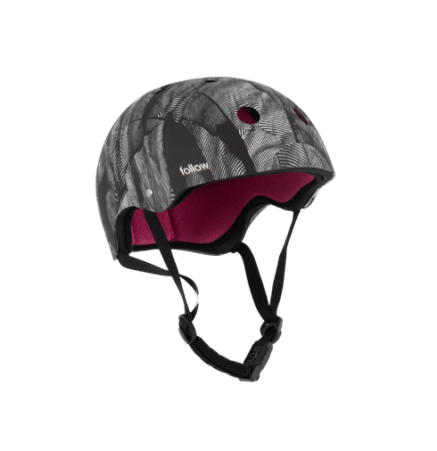 Follow Pro Graphic Wakeboard Helmet, CE Certified Printed Water Sports Helmet with TrueFit Liner and Fidlock Buckle