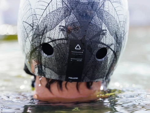 Follow Pro Graphic Wakeboard Helmet, CE Certified Printed Water Sports Helmet with TrueFit Liner and Fidlock Buckle