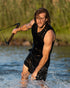 Follow RD Impact Vest Black, Wakeboard Impact Vest with Featherweight Foam and YKK Aquaguard Zip