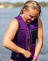 Follow Ruby Women's Impact Vest, Quad-S Neoprene Wakeboard Vest with Nylon Chest Pocket and Duo Fit