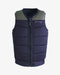 Follow Section Men's Impact Vest Navy/Grey, Chevron Polyester Wakeboard Vest with Relaxed Fit