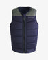 Follow Section Men's Impact Vest Navy/Grey, Chevron Polyester Wakeboard Vest with Relaxed Fit