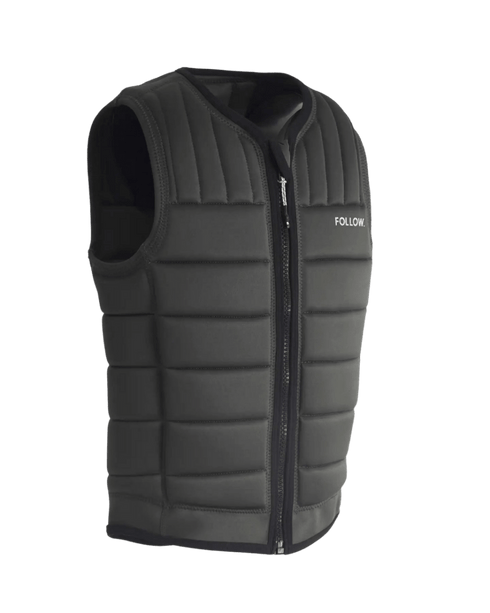Follow Total Men's Impact Vest, Chevron Polyester Team Vest with Relaxed Fit, TrueFit Liner and YKK Zip