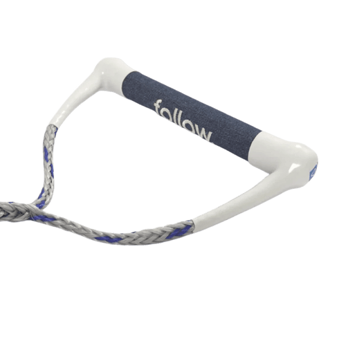 Follow Wake surf Ropes - Surf 2 Up Package Grey/Blue