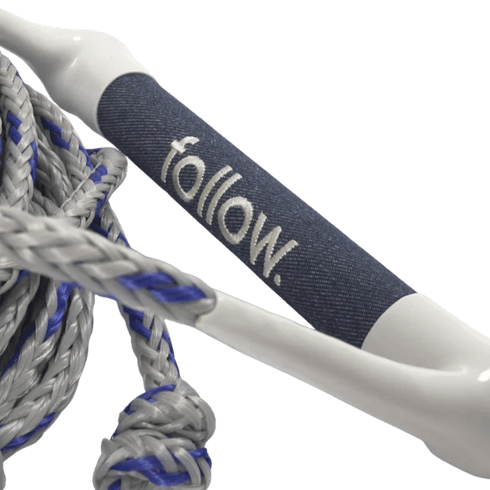 Follow Wake surf Ropes - Surf 2 Up Package Grey/Blue