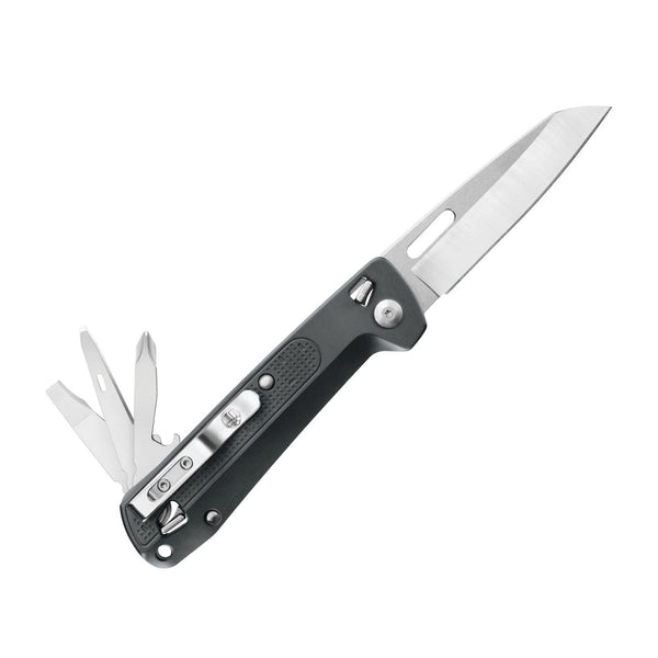 Leatherman Free K2 Multi-Tool (Peg Package), a compact folding knife with integrated tools for everyday carry.
