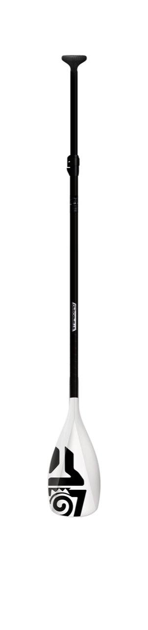 Starboard Lima Tufskin adjustable SUP paddle, full length view
