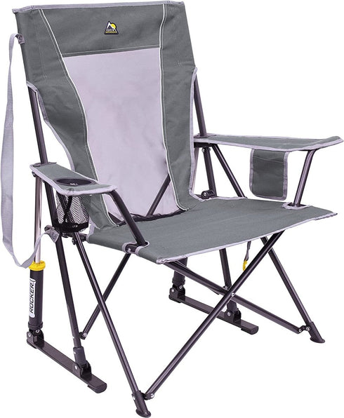 GCI Outdoor Comfort Pro Rocker Collapsible Chair - Smooth Rocking & Portable Seating for Outdoors
