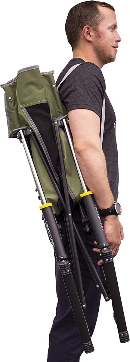 GCI Outdoor Comfort Pro Rocker Collapsible Chair - Smooth Rocking & Portable Seating for Outdoors