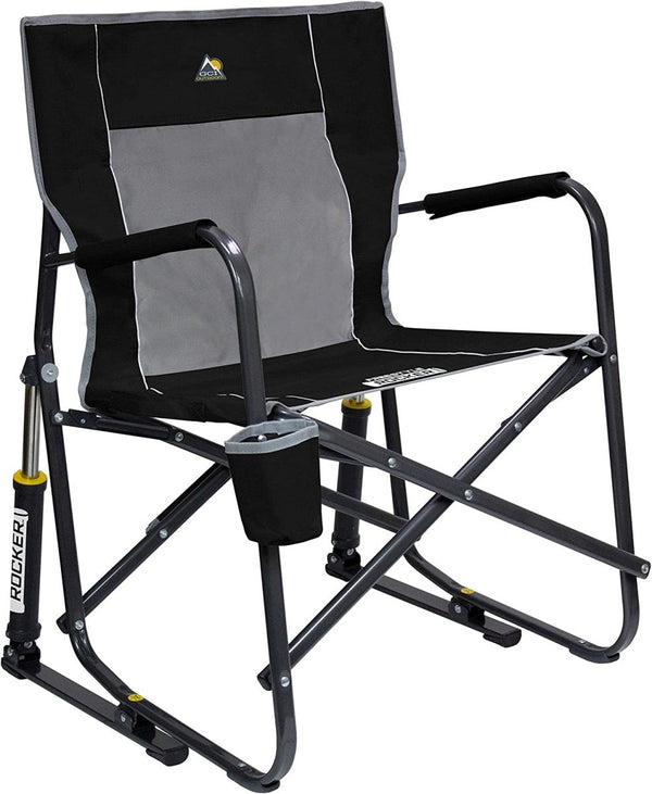 GCI Outdoor Freestyle Rocker Portable Folding Chair, a lightweight, comfortable, and portable rocking camping chair.