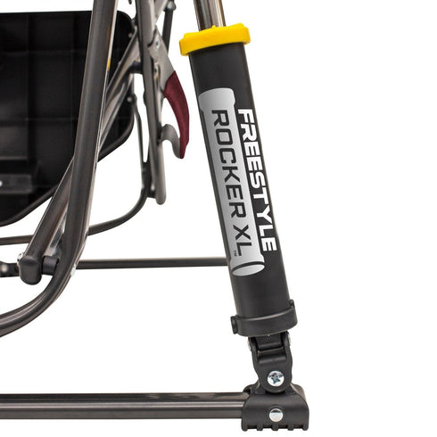 GCI Outdoor Freestyle XL Rocker with Side Table - Spacious & Functional Rocking Chair for Camping