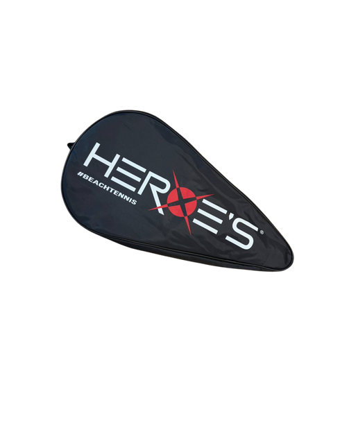 Heroe's padel and beach tennis racket case in black