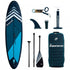 Gladiator Stand up Paddle Board PRO 10’8, SUP Set of 7 PCS, Board, Paddle, Leash, Pump, Bag, Fin & Repair Kit