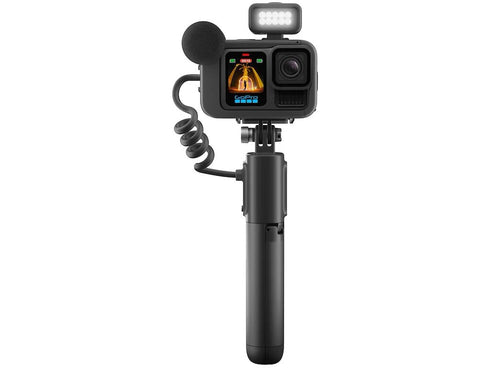 GoPro HERO13 Black Creator Edition set with Volta power grip, media mod, and light mod