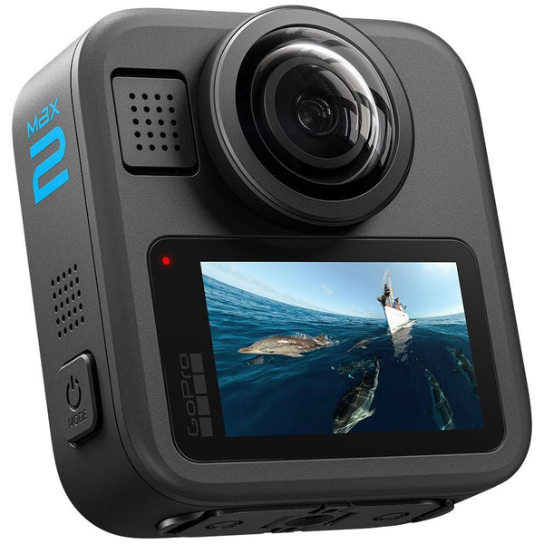GoPro MAX 2 360 Action Camera with dual lenses for spherical 360-degree video recording