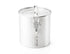 GSI Outdoors Glacier Stainless 1.1 L Boiler, Backpacking Pot that Nests a Gas Canister and Stove, Stainless Steel