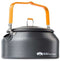 GSI Outdoors Halulite Tea Kettle (1L), a durable, lightweight anodized aluminum kettle for hot beverages while camping.