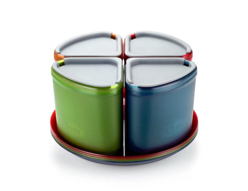 GSI Outdoors Infinity 4 Person Compact Table Set - Space - Saving Set for Groups