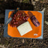 GSI Outdoors Santoku Cut and Prep Set, 10 cm Paring Knife with Sheath and Roll Up Cutting Board for Camp Cooking