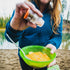 GSI Outdoors Spice Missile Camping Spice Shaker, Waterproof Stacking Shaker with Six Spice Compartments
